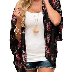 Black & Red Sheer Cardigan